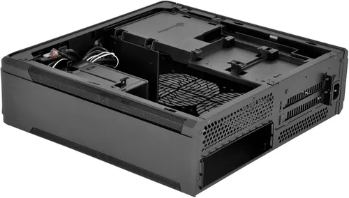 Miniatura 5 de SilverStone Technology Fortress Z Aluminio Unibody Mini-ITX/DTX - Carcasa para computadora SFX con elevador PCI-E y ventiladores personalizados