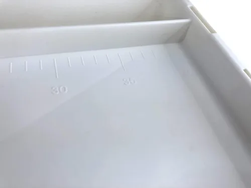 Miniatura 7 de Pactrade Marine Tabla de corte de cebo de mesa de filete blanco de pesca Monte de un solo carril