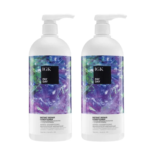 Miniatura 8 de IGK Pay Day Conditioner Liter – Moisturizing Shampoo for Dry, Damaged, or Chemically Treated Hair
