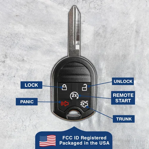 Miniatura 6 de KeylessOption, entrada sin llave, llave de arranque de control remoto para auto, sin codificar, arranque remoto para CWTWB1U793 (paquete de 2).