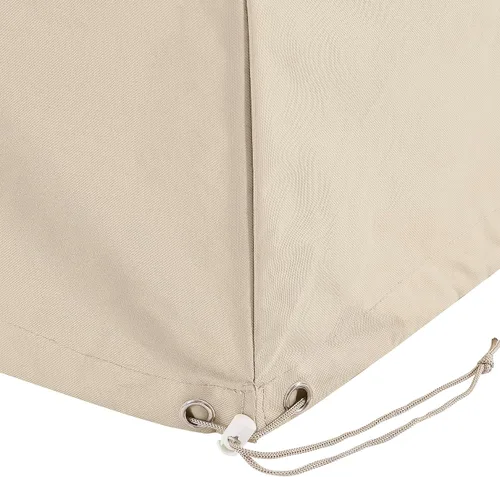 Miniatura 5 de Crosley Furniture Fundas impermeables para muebles de patio, juego de 2 piezas para sillas de comedor, color marrón Beige Bronceado