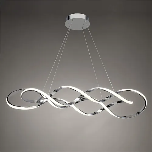 Miniatura 3 de WAC Lighting dweLED, Interlace 39in LED colgante 3000K en cromo