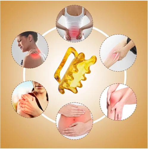 Miniatura 6 de lasuroa Herramienta de masaje grande para la celulitis, herramienta de masaje de celulitis de resina, masajeador de nudos musculares de mano