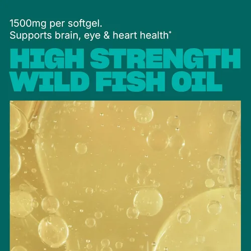 Miniatura 3 de Aceite de pescado salvaje Omega 3 - EPA DHA Omega 3 Suplemento de aceite de pescado - Ayuda a apoyar la salud del cerebro, los ojos y el corazón