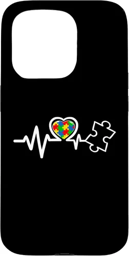 Miniatura 14 de Heart Puzzle Piece Heartbeat Cool Autism Awareness Case for iPhone 16