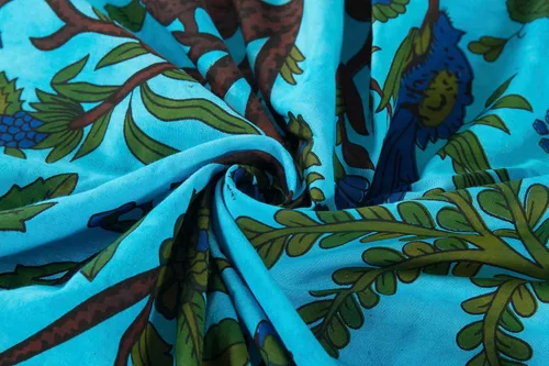 Miniatura 9 de Popular Handicrafts Paneles de Cortina Mandala Tie Dye del Hermoso Árbol de la Vida Hippie Bohemio Indio Turquesa