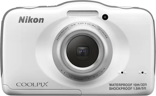 Miniatura 3 de Nikon COOLPIX S32 Cámara digital compacta a prueba de golpes impermeable - blanco