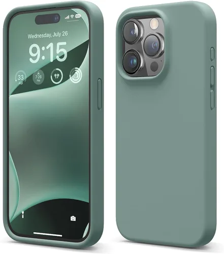 Miniatura 19 de elago Compatible con Funda para iPhone 15 Pro, Funda de Silicona Líquida, Cubierta Protectora de Cuerpo Completo, Resistente a Golpes, Funda Delgada