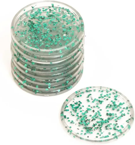 Miniatura 11 de Craftelier - Anillos de disco de plástico con purpurina L para encuadernación de álbumes de recortes para planificadores, agendas, cuadernos