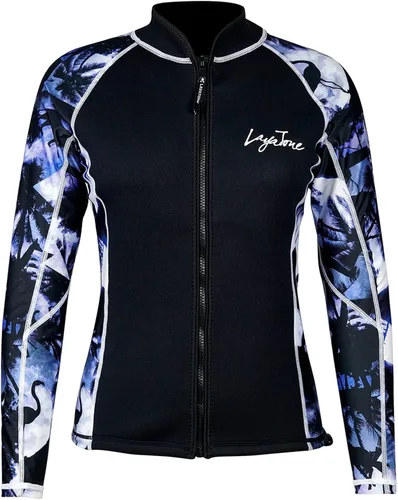 Miniatura 7 de LayaTone 2mm Wetsuit Top Women – Long Sleeve Neoprene Jacket with Lycra Sleeves, YKK Front Zip, Ultra-Thin Flexible Arms, Double-Density Warmth &
