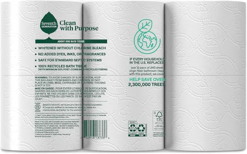 Miniatura 2 de Seventh Generation Papel higiénico, 100494_4pk, 1, 4