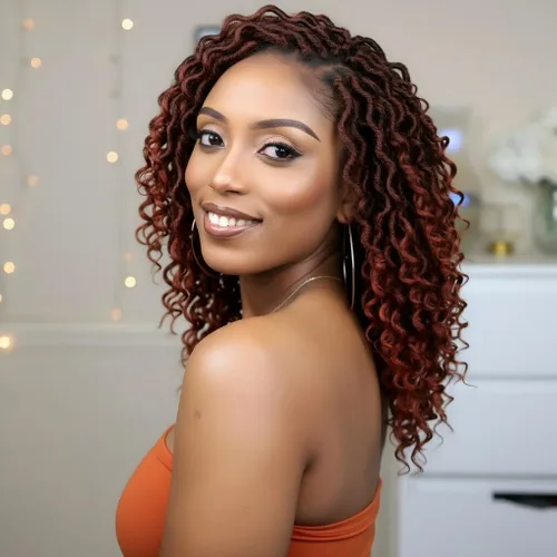 Miniatura 19 de Fulcrum Goddess Locs Cabello de Ganchillo de 10 Pulgadas, 8 Paquetes Nuevo Locs Sintéticos de Ganchillo para Mujeres Negras, Locs de Ganchillo