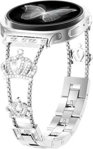 Miniatura 39 de KADES Compatible with Samsung Galaxy Watch 8/8 Classic / 7/6 / 5/4 Band, 40mm 44mm 45mm 47mm, Luxury Diamond Bracelet Chain Band for Women, Bling