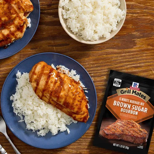 Miniatura 5 de McCormick Grill Mates Mezcla de adobo de bourbon de azúcar morena, 1.25 onzas