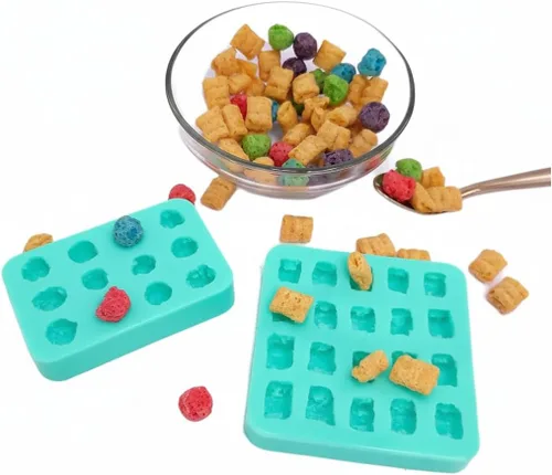 Miniatura 9 de Anillos de frutas molde de silicona 8 cavidades cereal bucles NC107