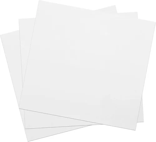 Miniatura 2 de LUXPaper Square Flat Cards 4 3/4" x 4 3/4" White 130lb. Cover 1,000 Qty