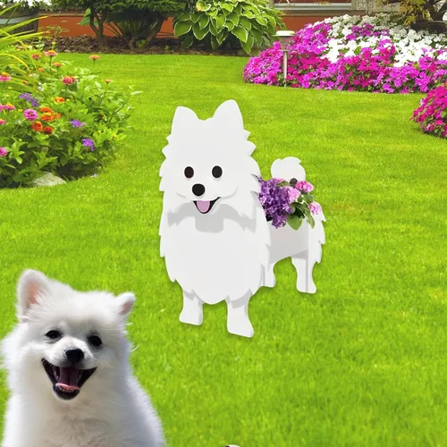 Miniatura 84 de Maceta de Perro English Springer Spaniel, Macetas de Plantas, Bonita Maceta de Jardín para Perros, Macetas de Perro Regalos de Cumpleaños