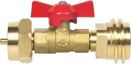 Miniatura 10 de GASPRO Adaptador de tanque de propano de 1 libra, Convertidor de 20 lb a 1 libra, Conecte tanques de propano pequeños cuando se agotaron 20 libras