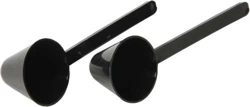 Miniatura 5 de Chef Craft - Cuchara de café clásica de plástico, juego de 2 piezas de 1 onza, color negro