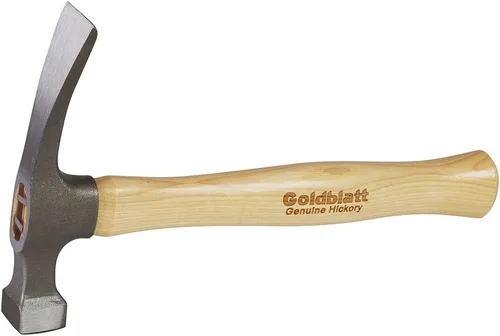 Goldblatt - Martillo de ladrillo GOLDBLATT G06993, martillo de mampostería de albañilería de 20 onzas, mango de madera de nogal de 12 pulgadas