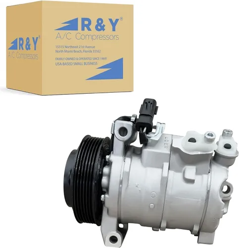 RYC - Nuevo compresor de CA automotriz y embrague de A/C AIH385 (se adapta a Dodge Journey 2.4L 2012, 2013, 2014, 2015, 2016, 2017, 2018, 2019,