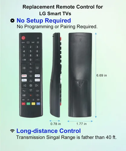 Miniatura 2 de Control remoto universal para LG LM577B UP7000 UP7670 UQ7070 UQ7570 UQ7590 Series Smart TV AKB76037601 86UQ7070ZUD AKB76040302 50UQ7070ZUE 50UN70ZUE