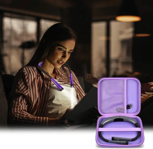 Miniatura 6 de GWCASE Funda compatible con Glocusent/para Vekkia/para LITOM/para LEDGLE/para TAKKUI/para TSINGREE Luz de lectura LED para el cuello Luz de libro