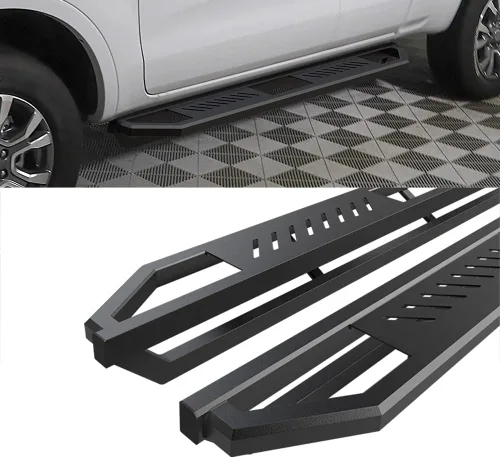 Miniatura 4 de HD Ridez Escalones basculantes híbridos de acero compatible con Ford Ranger Super Cab 2019-2023