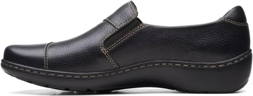 Miniatura 5 de Clarks Mocasín Cora Harbor para mujer, Negro