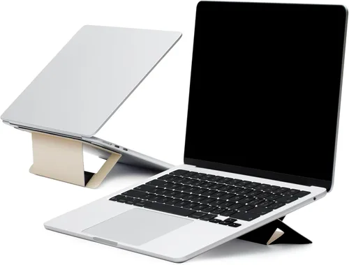 Miniatura 9 de MOFT Soporte para computadora portátil para escritorio, soporte de computadora adhesivo con doble ángulo, soporte elevador ergonómico