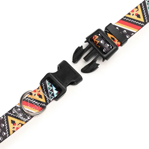 Miniatura 165 de Mercano Collar ajustable para perro, patrones de diseño especial, nailon suave, cómodo y resistente, collar para mascotas para perros pequeños