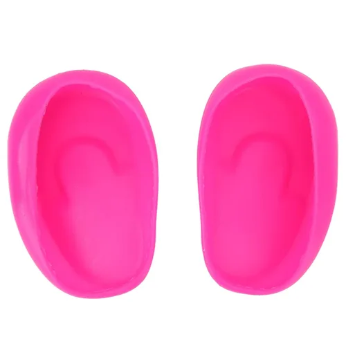 Miniatura 7 de Cubiertas reutilizables para los oídos de tinte para el cabello, 10 unidades de silicona impermeables para teñir el cabello, ducha, baño