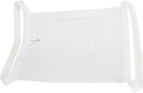 Miniatura 8 de Household Essentials bolsa para lavar y secar tenis de poliéster, color blanco, Malla, Rosado/Blanco apagado, 1