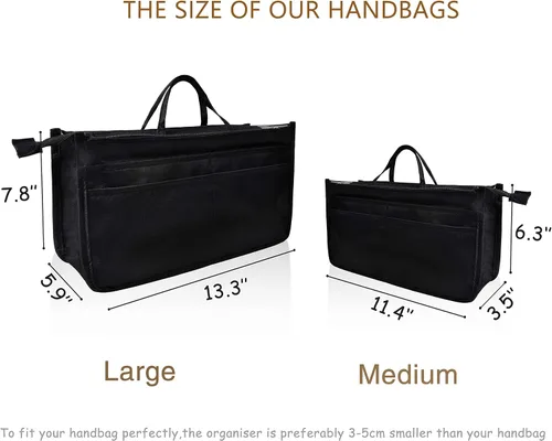 Miniatura 53 de Bolso de mano estilo cartera de Vercord para mujer con organizador incorporado, estampado bien definido, con manijas y cremallera, tamaño 2