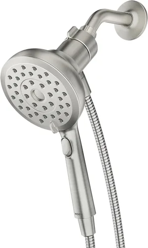 Miniatura 11 de Moen Verso - Ducha de mano, cabezal de ducha redondo desmontable con sistema de acoplamiento Magnetix, manguera de 60 pulgadas, cromo, 220H2