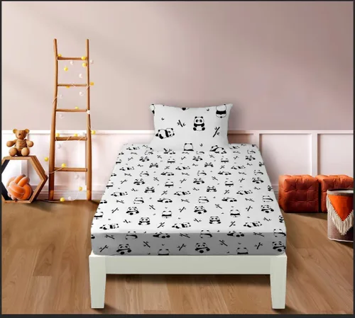 Miniatura 25 de MUSOLEI Sábana bajera ajustable de hongos, ropa de cama de hongos, decoración de hongos para niños, niños; juego de sábanas individuales; 1 sábana
