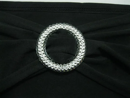 Miniatura 3 de 50 lazos elásticos para silla, bandas elásticas para silla con hebilla deslizante, lazos para bodas, hoteles, banquetes, fiestas de cumpleaños