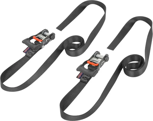 Miniatura 9 de PowerTye - Correa de trinquete sin fin - 1 pulgada x 7 pies de fácil agarre (sin ganchos), correa de amarre con límite de carga de trabajo de 400