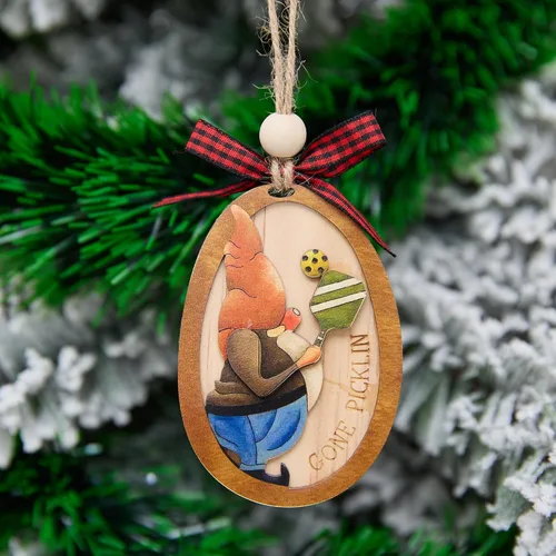 Miniatura 19 de Mejor Adorno de Tiza para Profesor 4 Pulgadas – Adorno Colgante de Madera en Capas, Suministros Escolares, Decoración, Regalo para Educador