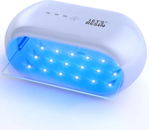 Miniatura 8 de LET'S RESIN Luz UV, Luz de Resina de Dos Caras con Tiempo de Configuración Más Largo (2m, 3m, 5m) con 36 Perlas LED, Lámpara UV de Tamaño Grande