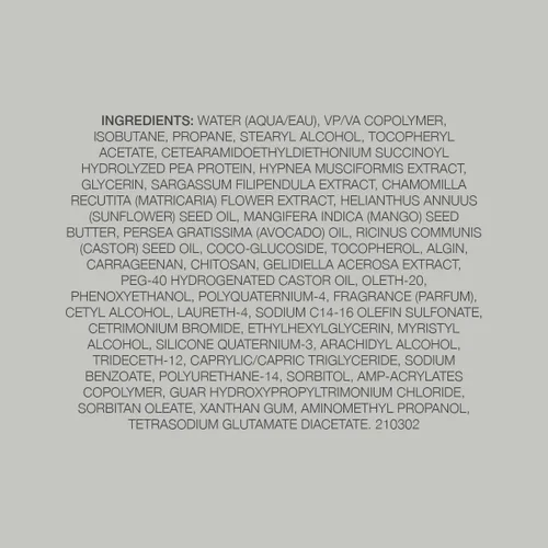 Miniatura 8 de Kristin Ess Mousse voluminizador Hair Instant Lift con aceite de ricino, aumenta el volumen + espesa, culturismo, sujeción duradera, no pegajosa