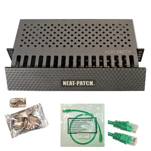 Miniatura 4 de Neat Patch MINI 1U Unidad de gestión de cables de bajo perfil
