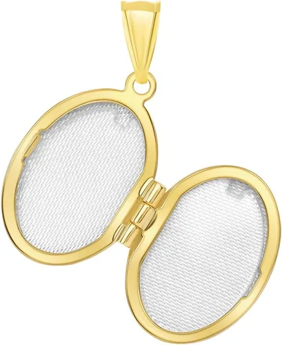 Miniatura 3 de Colgante de oro amarillo de 14 quilates con colgante de cadena de cable