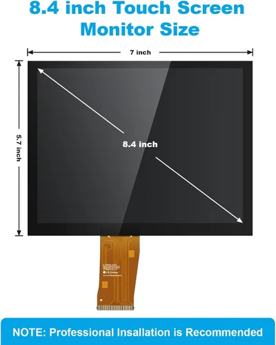 Miniatura 7 de Reemplazo profesional de 8.4 pulgadas Uconnect 4C UAQ LCD Monitor pantalla táctil, navegación por radio, nuevo reemplazo OEM apto para Jeep Dodge