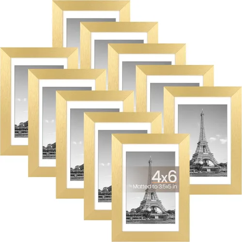 Miniatura 22 de upsimples - Juego de 10 portarretratos de 8 x 10 pulgadas, para fotos de 5 x 7 pulgadas con paspartú o 8 x 10 pulgadas sin él, collage de varios