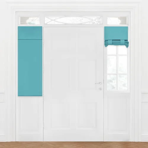 Miniatura 67 de Cortina térmica para puerta con bolsillo para barra, opacas, tratamiento de ventanas con ojales y ojales Deconovo 1 panel