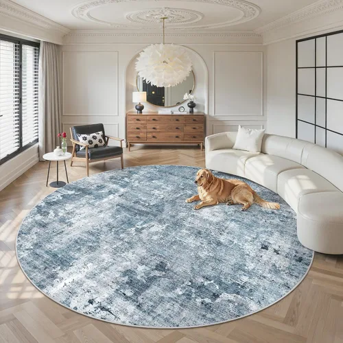 Miniatura 61 de Alfombra de pasillo Soalmost 2'6" x 10' lavable, alfombra antideslizante para cocina, baño, lavandería, alfombras vintage ultra delgadas para Beige