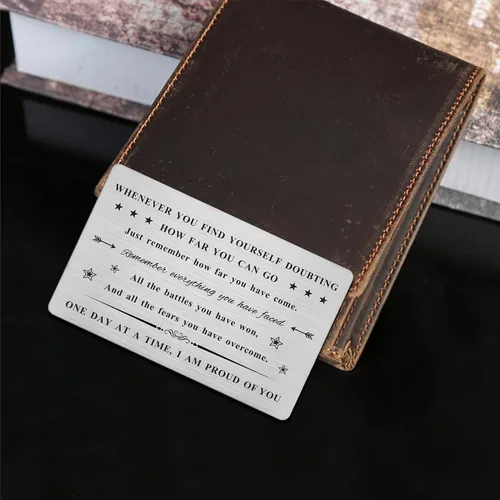 Miniatura 5 de Sobriety - Tarjeta de regalo para mujeres y hombres, regalo sobrio Recuerdo de regalo de recuperación AA de orgullo regalos de Navidad