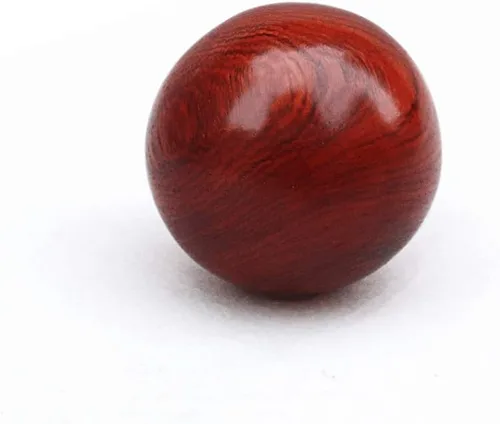 Miniatura 8 de Milisten Bolas de madera Baoding de madera, bolas de ejercicio de salud, bolas de masaje de salud china de madera, bola de artesanía de madera