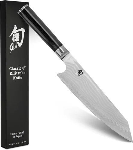 Shun Classic Cuchillo Kiritsuke de 8" Negro